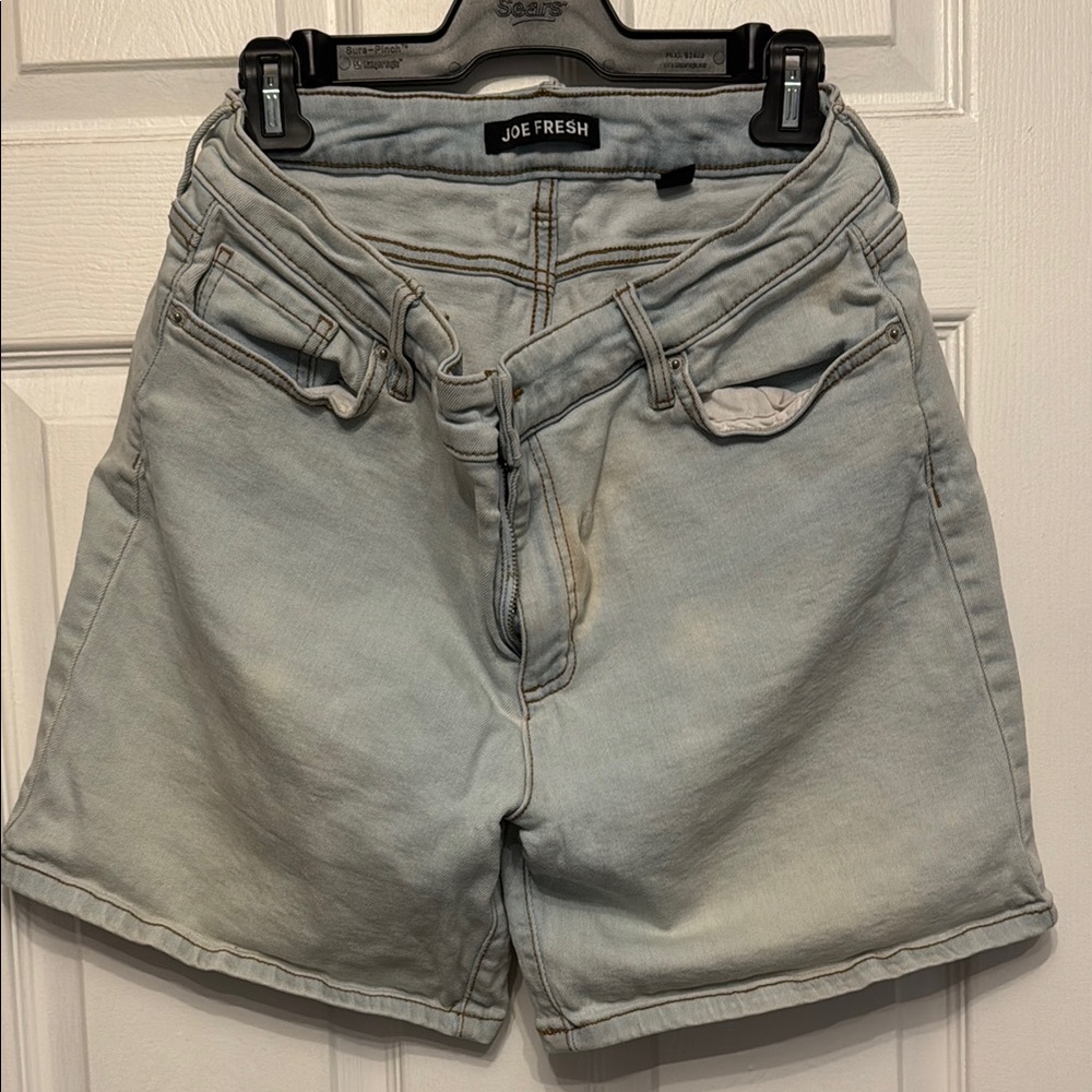 Joe Fresh Soft Blue Casual Shorts